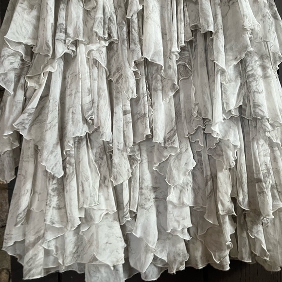 Free People Flowy Layered Maxi Skirt    Sz 2 - Picture 4 of 11